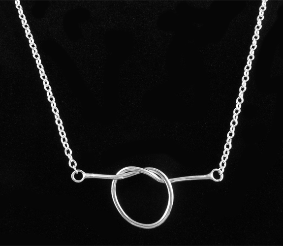 Mark Steel - Sterling Silver Knot Necklace